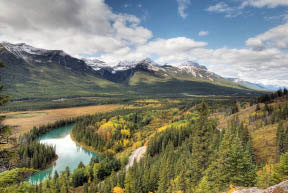 Bow Valley Parkway, Banff National Park, Canadian Rockies Bow Valley Parkway, Banff National Park, Canadian Rockies