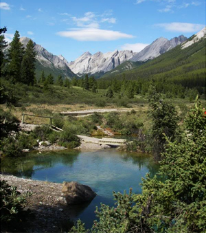 The Ink Pots and Johnston Canyon, Banff National Park, Canadian Rockies