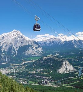 Gondolas are a great way to enjoy the beauty of Banff National Park and the Canadian Rockies.