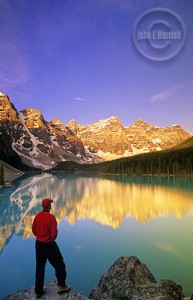 Hiking in Banff National Park, the Canadian Rockies.