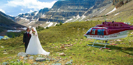 A Naturally Chic helicoper wedding via Icefield Helitours A Naturally Chic helicoper wedding via Icefield Helitours
