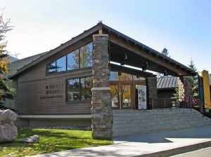 Whyte Museum in downtown Banff, Alberta, Canada in the Canadian Rockies