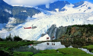 Heli-hiking in the Canadian Rockies