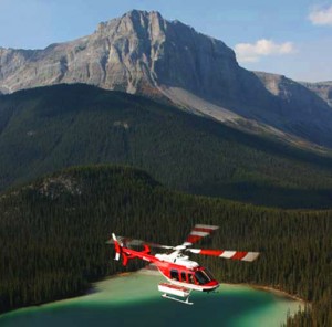 Take a heli-tour of the Canadian Rockies -- see Banff National Park from the air!